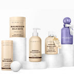 Top view of New Miuz Magnesium Bubble Bath bottle