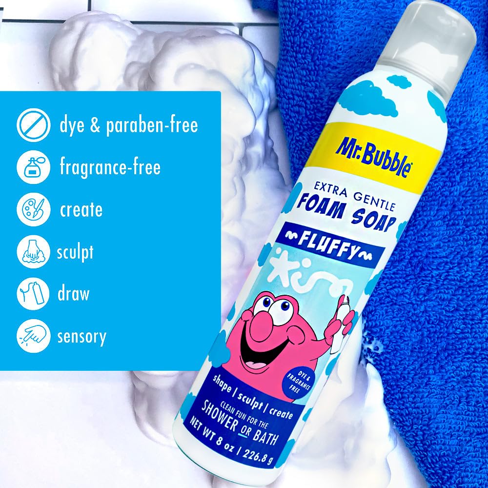 Mr. Bubble fragrance free hand and body wash set