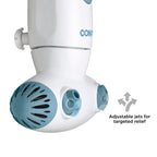 Conair hydro spa unit active in a bathtub creating soothing massage bubbles and powerful water streams.