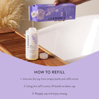 Authentic USA imported baby skincare bubble bath refill