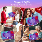 Embroidered brocade fragrance sachets included in premium beauty gift