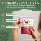 Premium self care gift box presentation of Head Hug shower steamers