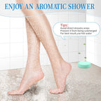 Six different colorful aromatherapy tablet variations for home wellness