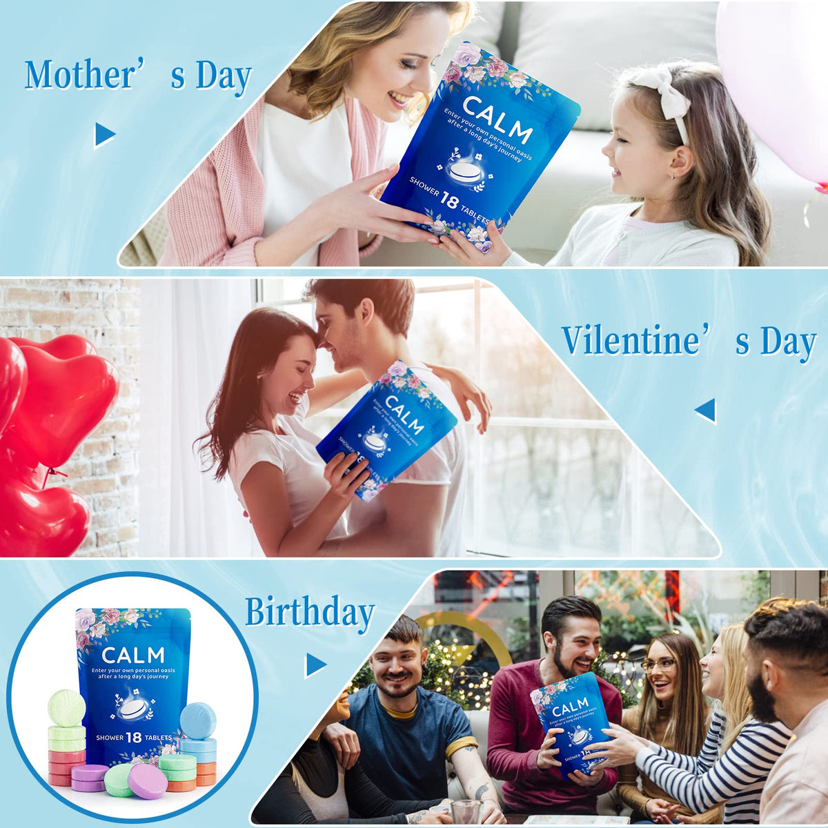 Fizzgarden self care gift presentation box showing product specifications