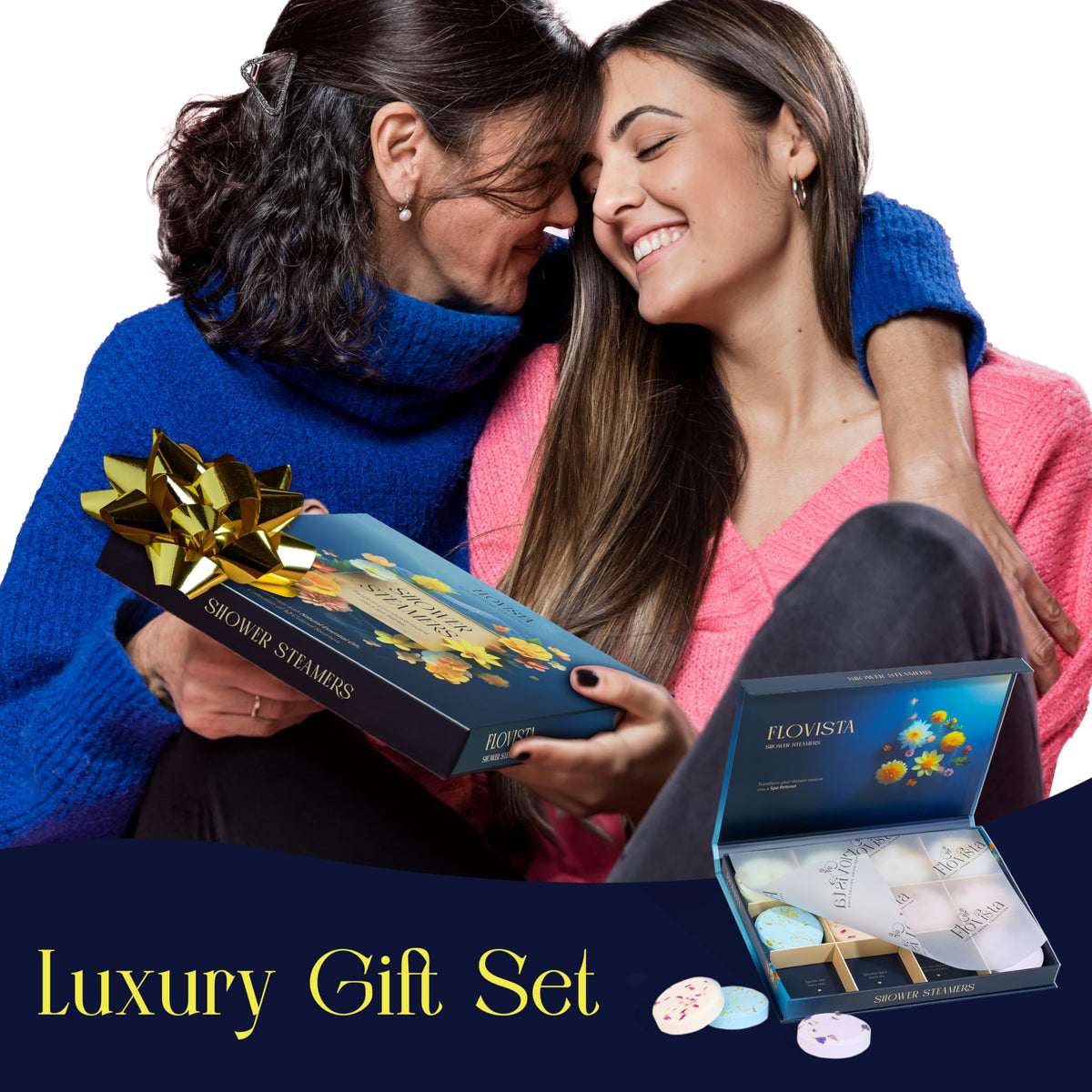 Premium imported birthday gifts for women selection featuring calming essential oil aromatherapy tabs.