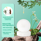 Organic essential oil shower bombs in individually wrapped packaging showing diverse scents.