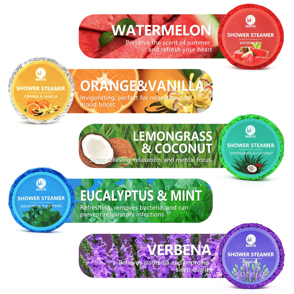 Premium wellness gift set featuring five different aromatherapy tablet variants for home spa.