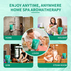 Natural self care gifts for women and men featuring twenty organic shower tablets.