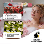 SWCANDY lavender and rose essential oil shower melts for calming wellness routine