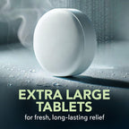 Handcrafted USA imported shower steamers box illustrating indirect water placement instructions