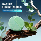 Cedarwood and eucalyptus scented bath salt tablets for men.