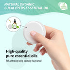 Natural plant based vegan shower tablets for sinus relief and stress reduction