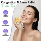 Diagram illustrating correct placement of the concentrated aromatherapy tablet on a slip-free shower floor.