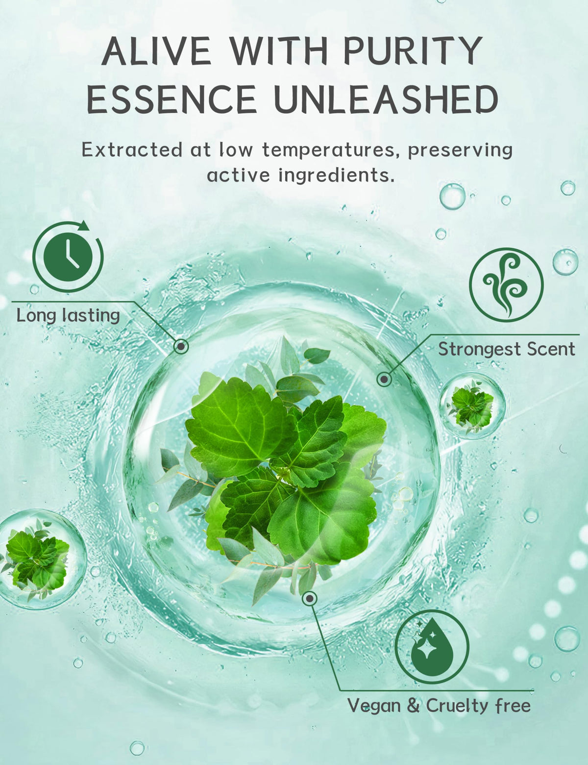Seonnix menthol and eucalyptus shower steamers unpackaged on a luxury spa ledge.