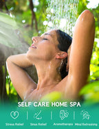 Seonnix sinus relief shower steamers showing the individual foil wrapping for freshness.