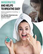 Seonnix natural aromatherapy shower bombs being placed away from the direct water stream.