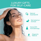 Aromatherapy gift box showing individual bags grouped by specific fragrance combinations.