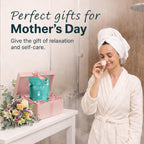Individually wrapped Body Restore Relief eucalyptus and mint shower bomb tablets for daily self care.