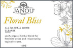 Authentic Janou Floral Bliss feminine wellness herbal blend packaging