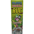 Close up of Ruda esoteric cleansing bath label