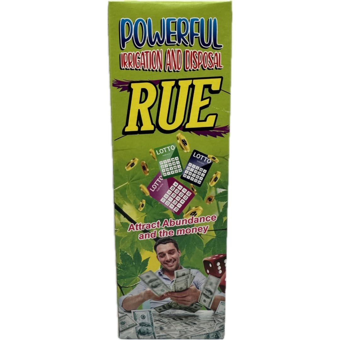 Close up of Ruda esoteric cleansing bath label