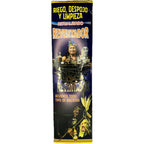 Close up of Reventador spiritual cleansing bath label