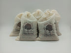 Reusable muslin bath tea pouch for luxury spa bath