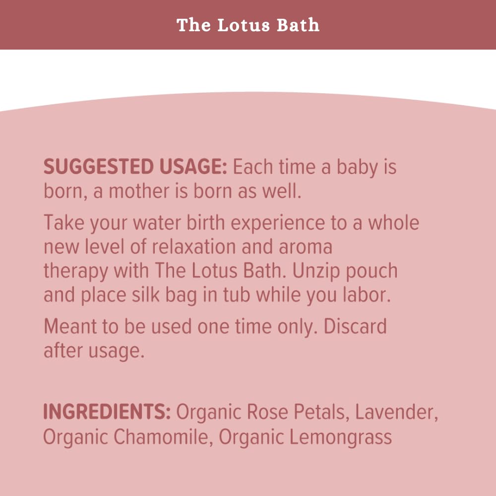 Close up of Sprigs The Lotus Bath aromatherapy blend
