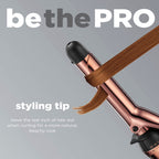 Conair InfinitiPro classic curling iron showing the professional 5-foot swivel cord attachment