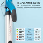 Authentic USA imported BaBylissPRO professional curling iron with digital temperature controls
