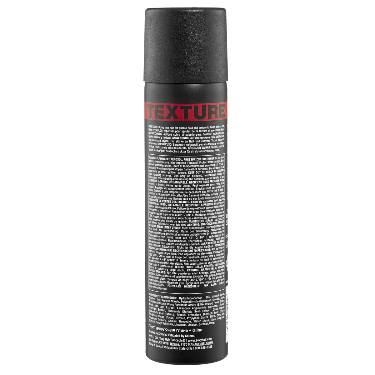 SexyHair aerosol hairspray clay matte finish premium hair styling mist