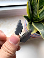 Two pack stainless steel inner cutter replacement blades for cordless wet dry shaver