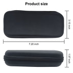 LinMei travel organizer open view showing elastic bands and mesh pocket