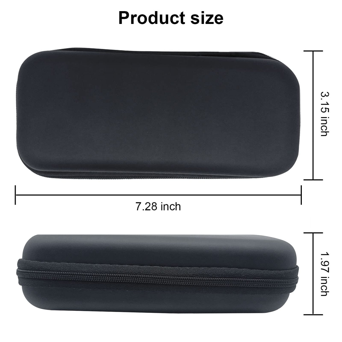 LinMei travel organizer open view showing elastic bands and mesh pocket
