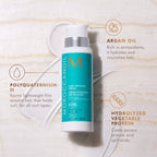 Moroccanoil argan oil infused curl defining cream label instructions.