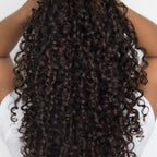 Love Ur Curls Shea Butter and Moringa hair cream bottle displayed on a clean vanity backdrop.