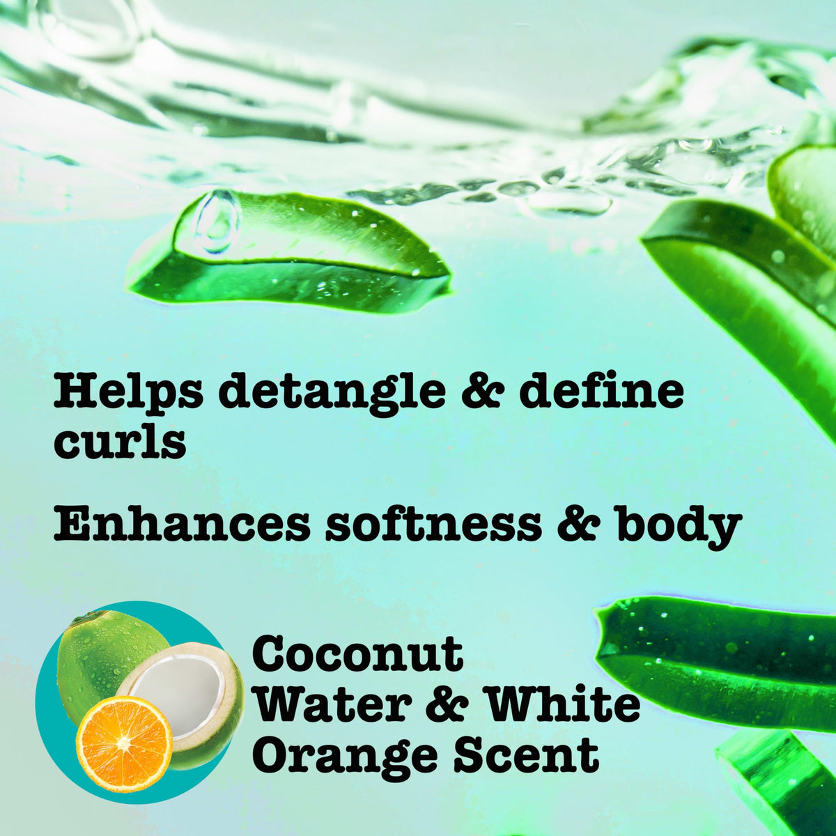 Frizz control leave in hair cream for tight curls and braids on white background