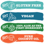 Texture detail of creamy white vegan curl defining cream for thick hair
