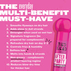 Bed Head After Party anti frizz cream container illustrating professional salon hair care quality