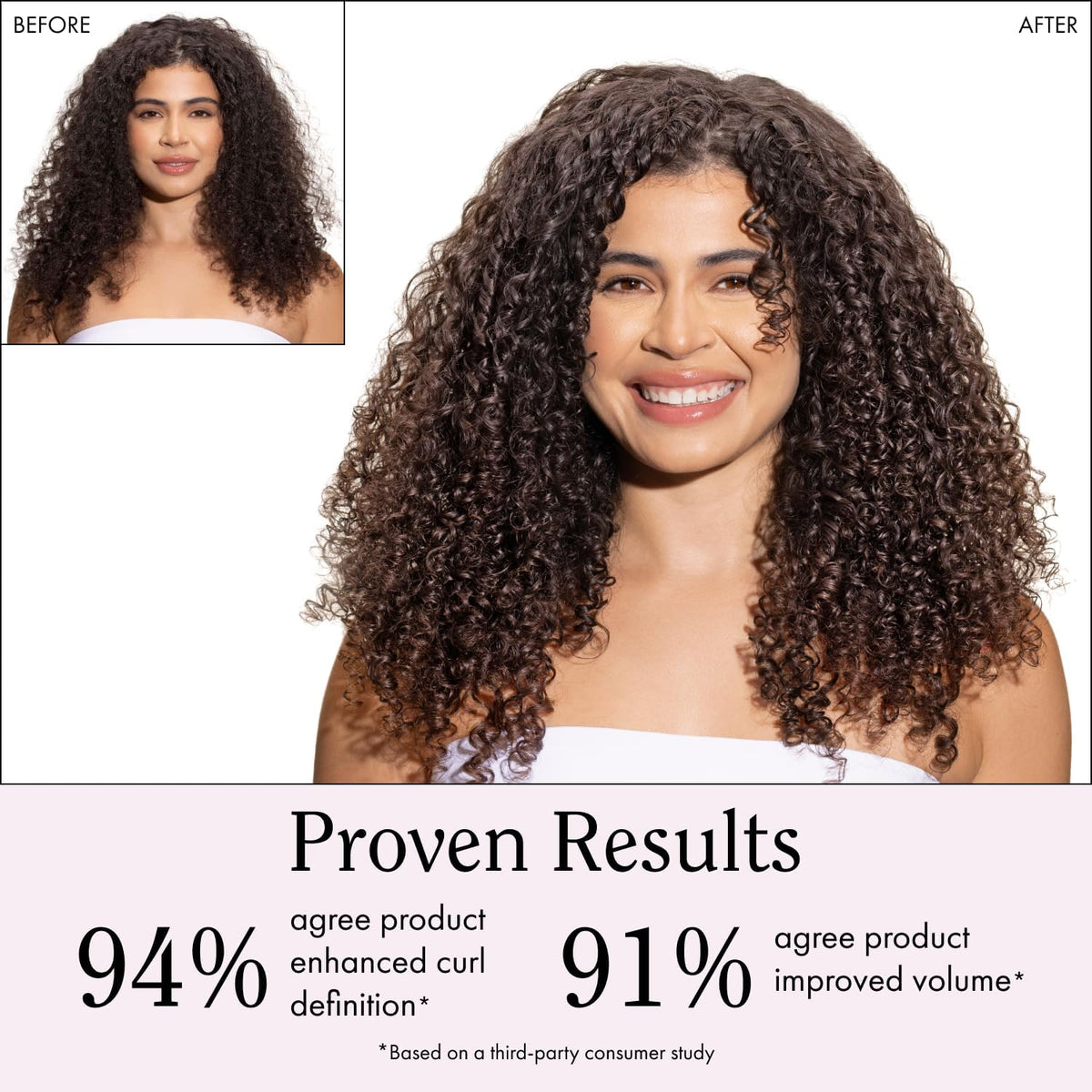 Rizos Curls 10 fluid ounce hair cream bottle for wavy and curly hair