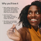 Sulfate and paraben free styling cream for all curl types