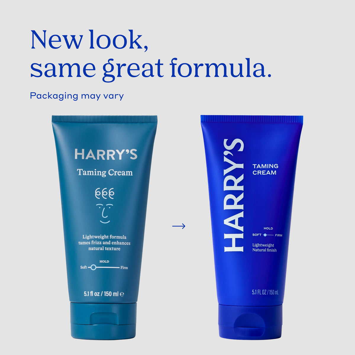 Harry's imported men's grooming hair cream for frizz control