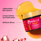 Dermatologist verified Mielle Organics styling custard jar showing twelve fluid ounces size