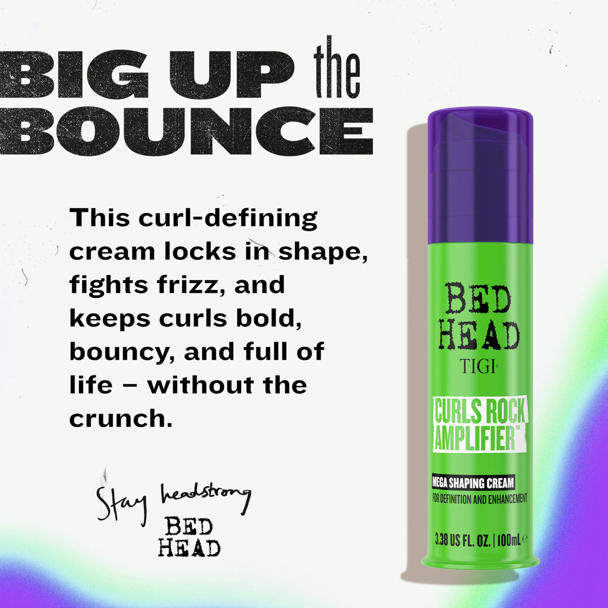 TIGI Bed Head professional curl amplifier texture closeup