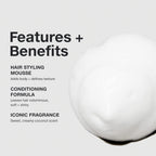 Paul Mitchell paraben free vegan sculpting foam details