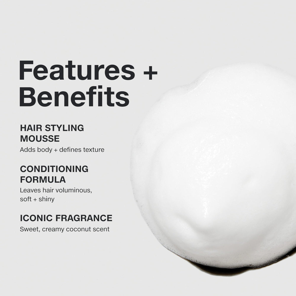Paul Mitchell paraben free vegan sculpting foam details