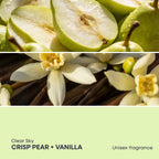 Duradry Clear Sky crisp pear and vanilla deodorant stick close up