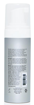 Avenue Man travel size styling foam on a clean professional background