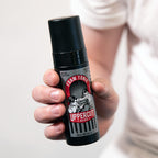 Uppercut Deluxe hair and scalp care foam tonic side profile view