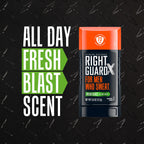 Right Guard Xtreme Defense 4 pack imported personal care stick